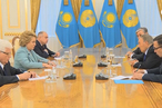 Председатель Совета Федерации В. Матвиенко встретилась с Президентом Республики Казахстан Н. Назарбаевым
