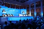 Председатель СФ В. Матвиенко выступила в ходе заседания второй Международной парламентской конференции «Россия – Африка»