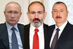 Лидеры России, Армении и Азербайджана выступили с совместным заявлением