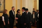 Министр иностранных дел Японии провел встречу с российскими деятелями культуры и науки