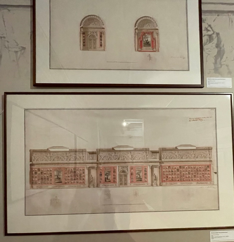 К. Росси, проект Галереи 1812 года, Михайловский дворец