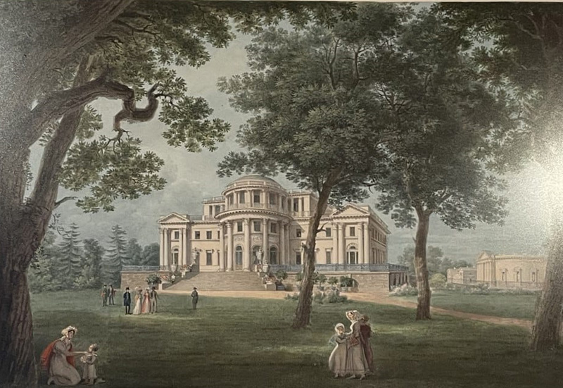 И.А.Иванов. Вид Елагина дворца со стороны парка. ГМЗ «Павловск». 1822