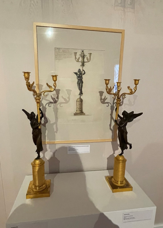 К. Росси, Канделябры в античном стиле