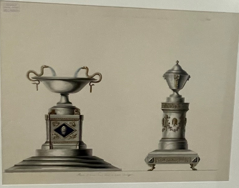 Проект двух ваз. Общий вид. Западная Европа, 1803